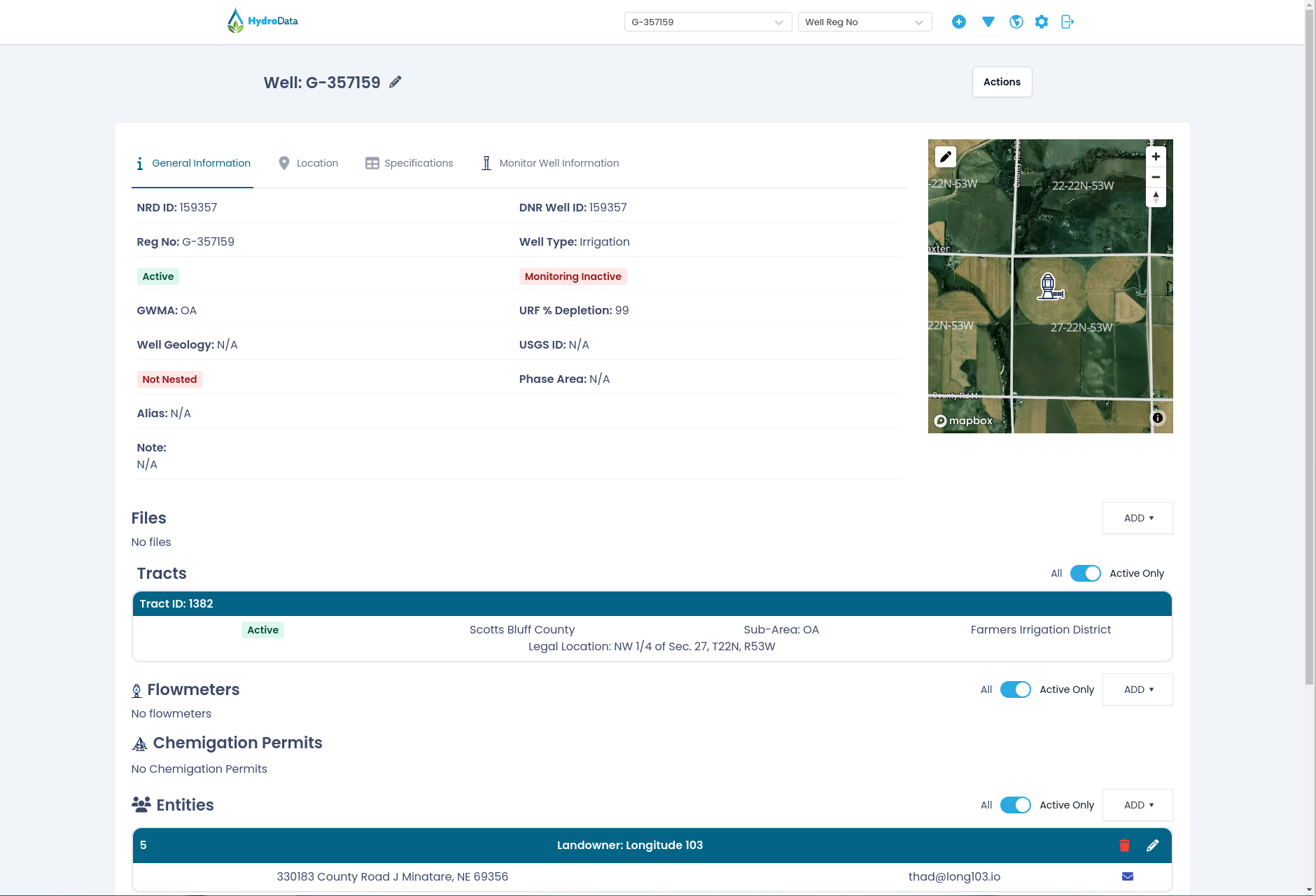 Flexible HydroData fields